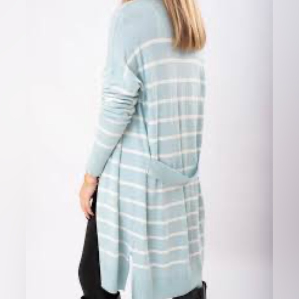 A new day. Long cardigan